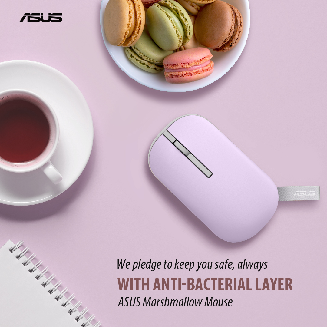 ASUSIndia's tweet photo. With ASUS Marshmallow Mouse, you also get to keep your health safe through the Anti-bacterial layer which provides a growth restriction of any bacteria by more than 99%.
Learn more - https://t.co/yVC8LTPQIn
#ASUS #ASUSIndia #ASUSMouse #MarshmallowMouse #MD100 #AntiBacterial https://t.co/Ktuzj8a64r