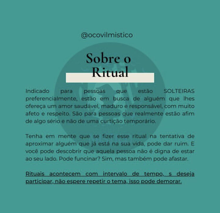 ocovilmistico's tweet image. RITUAL COLETIVO E PROMOÇÃO SEMANAL

RT&amp;amp;FAV PARA AJUDAR

ADQUIRINDO QUALQUER TIRAGEM PROMOCIONAL COM + R$35,00 ESTARÁ PARTICIPAR DO RITUAL COLETIVO. CASO QUEIRA PARTICIPAR SOMENTE DO RITUAL, O VALOR É R$45,00. +