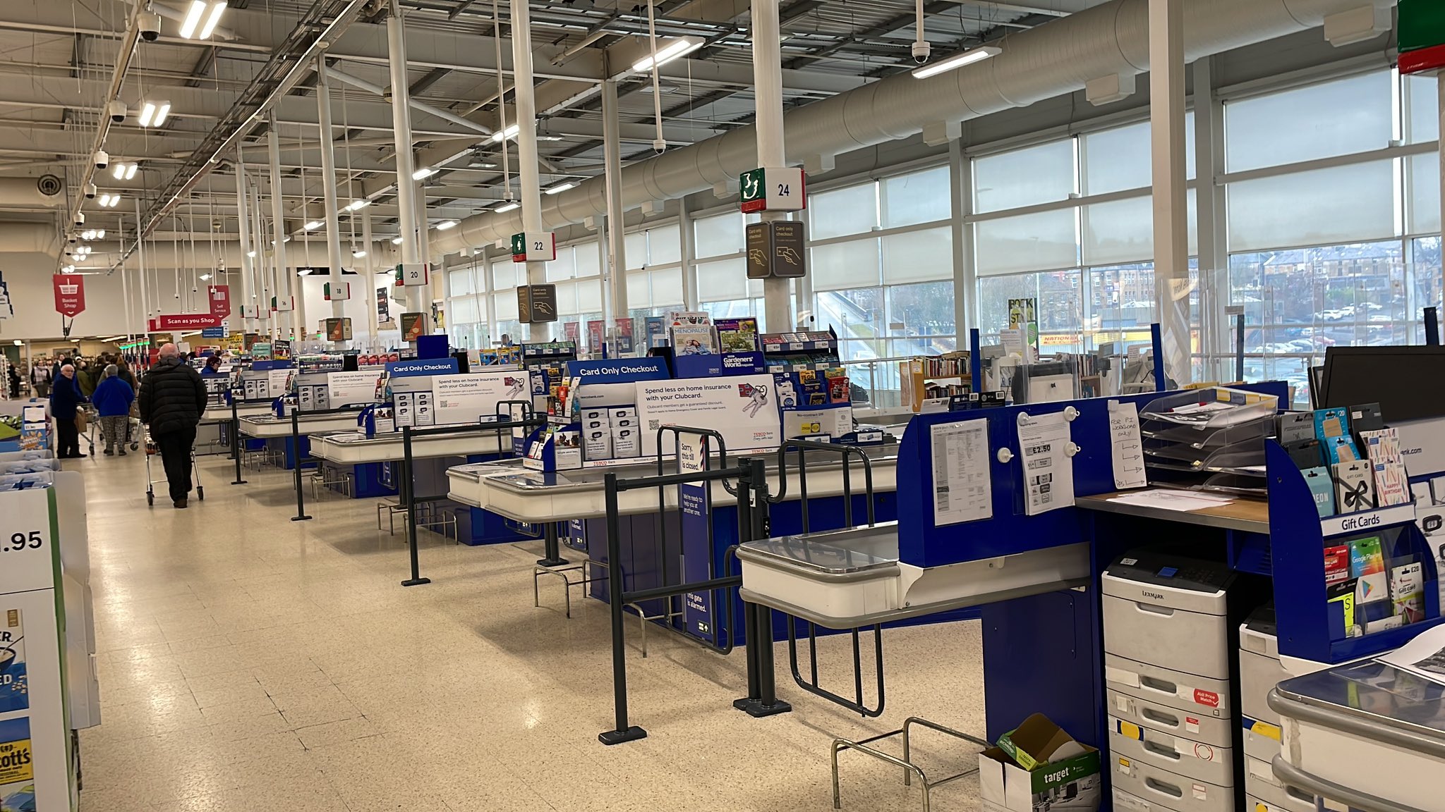 Stuarty Mc on Twitter "Tesco Burnley trying to force folk into using