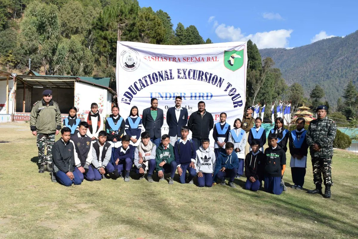 30BnSSB_INDIA's tweet image. On 05.01.2023, 30 BN SSB Derang ,(A.P) has organised a "Education excursion tour" of Govt.Sec.School Rama Camp, place at  Nyukmadong war Memorial under "Human  resource development"
#humanresourcedevelopment