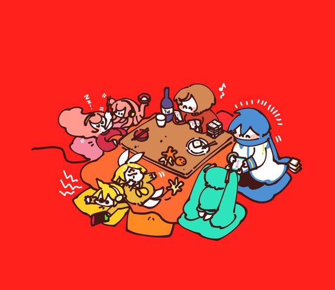 「multiple boys under kotatsu」 illustration images(Latest)