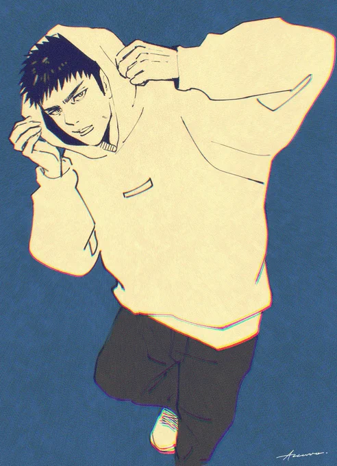 スラダンの映画もう一回観たいなぁーと思ってたらミッチーばかり描いてしまう… 