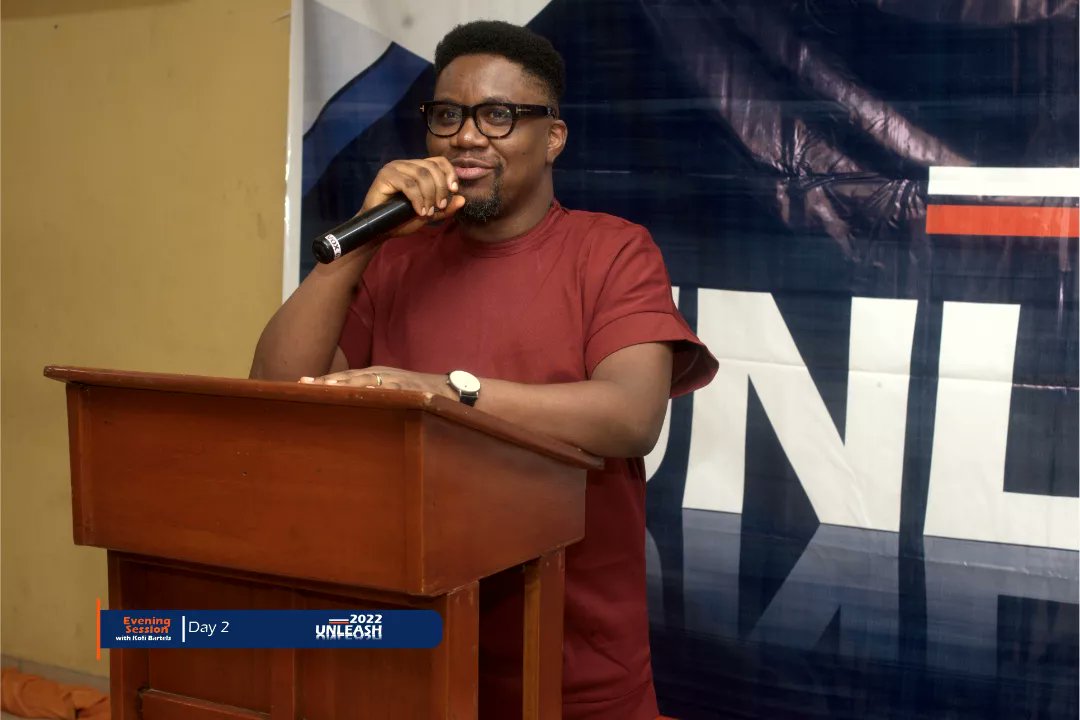 LQUnleash's tweet photo. Day 2 - Evening Session with Kofi BARTELS {@Kofi_Bartels}

#Unleash22
#December2022.
#Leadership
#SocialImpact 
#Bootcamp
#LeadersQuarters https://t.co/lZpTDCG2AF