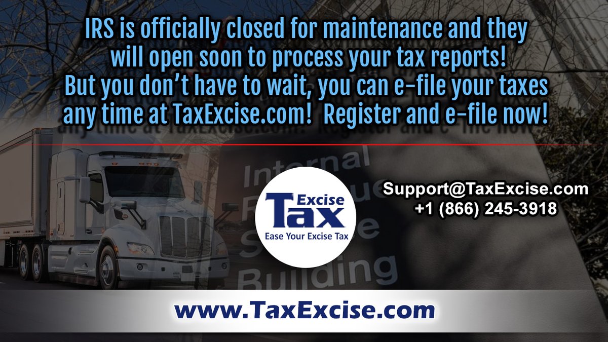 Taxexcise's tweet image. Dear taxpayers! Quarterly federal excise tax form 720 is due for the fourth quarter on January 31, 2023. E-file form 720 and stay ahead of the deadline today! blog.taxexcise.com/irs-is-officia…
#TaxExcise #form720 #efileform720 #fourthquarter #duedate #deadline #january31st #january2023