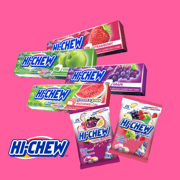 NEW BRAND ALERT - HI-CHEW 

The famous fruity chewy candy from Japan.

HI-CHEW unique double layer structure is designed to recreate real fruits taste. 

ORDER NOW: augustenoel.co.uk/new-confection…