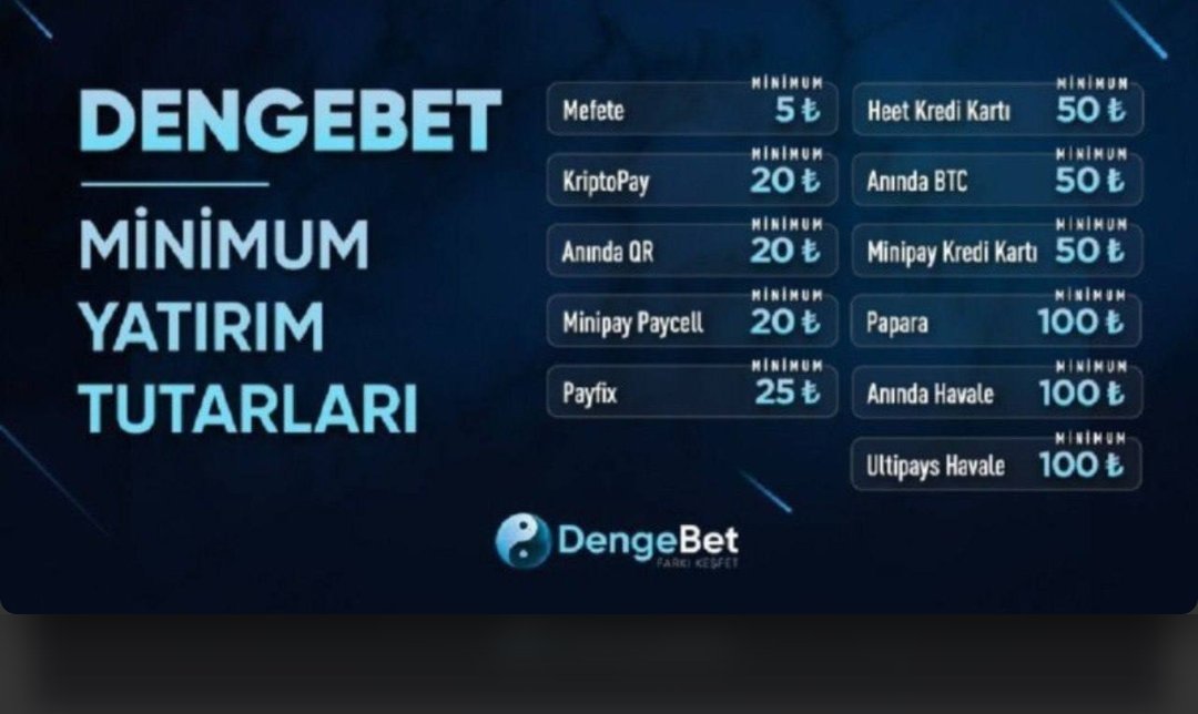 <a href="/Dengebet2022/">DengeBet | Farkı Keşfet!</a> Sponsorluğunda
🎁 25 Kişiye 25₺ freebet 🎁
✔️Son işlem Bonus Olmamalıdır 
Forumdaki Kurallara Dikkat Lütfen 
#Forumdayız #Freebet #BONUS 
3 Arkadaş Etiket Yapalım 
🧨Katılım:forumdayiz3.com/threads/dengeb…