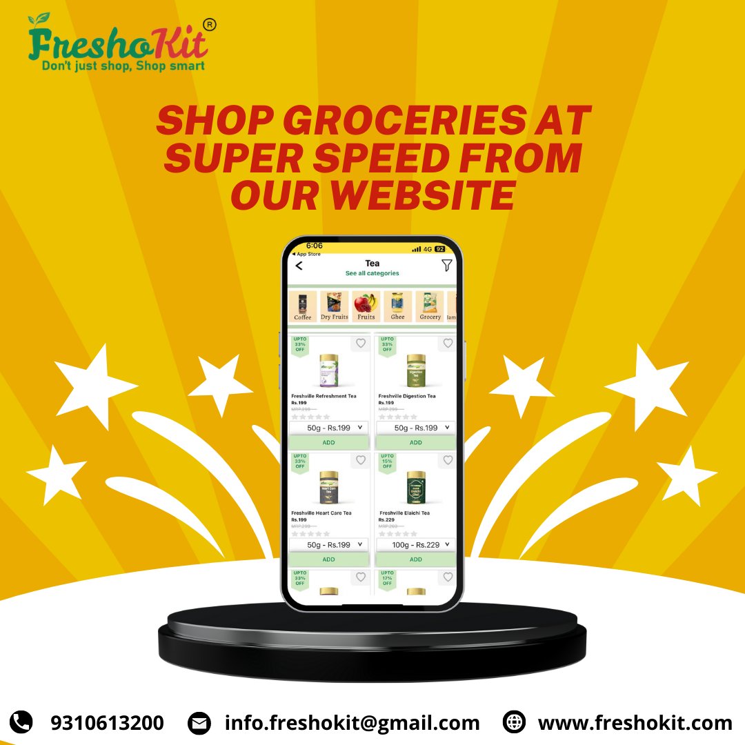 freshokit's tweet photo. Super Food At Super Speed
.
Visit Our Website Today
.
More information
☎️+91- 9310613200
📩info@freshokit.com
https://t.co/amZ8HOkGrn

#freshokit #minimumorder #farmfresh #delivery #hygiene #freshfooddaily #bestprice #indianfarmers #fresh #offers https://t.co/o9E144j2LQ