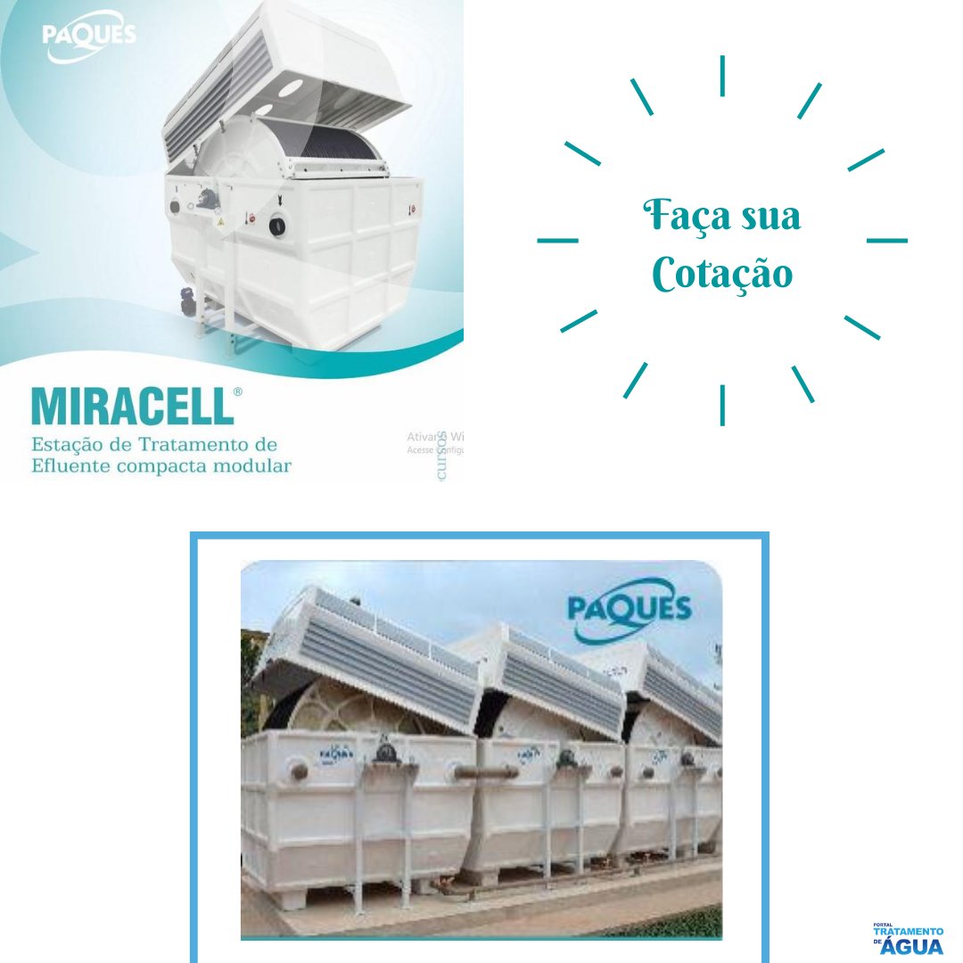 tratamentoagua's tweet image. ⚪ Paques

🔹 Miracell® é uma estação de tratamento de esgoto compacta modular que utiliza biodisco (reator biológico de contato) e processo aeróbio. 

🔗 Saiba Mais: mla.bs/b6f9f6ba

#miracell #paques #tratamentodeesgoto #ETE