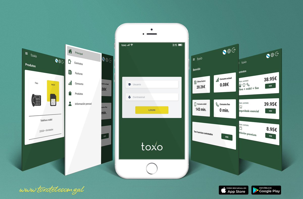 Os reis adiantáronse en Toxo Telecom 👑👑👑
🛍Xa dispoñible a nosa APP no "AppStore" do teu móbil.
👉Controla o teu consumo
👉Revisa as túas facturas
👉Consulta os teus produtos
💪E moito máis
-
🤖Android: acortar.link/RiIDuO
🍏Apple: acortar.link/Ydom1I