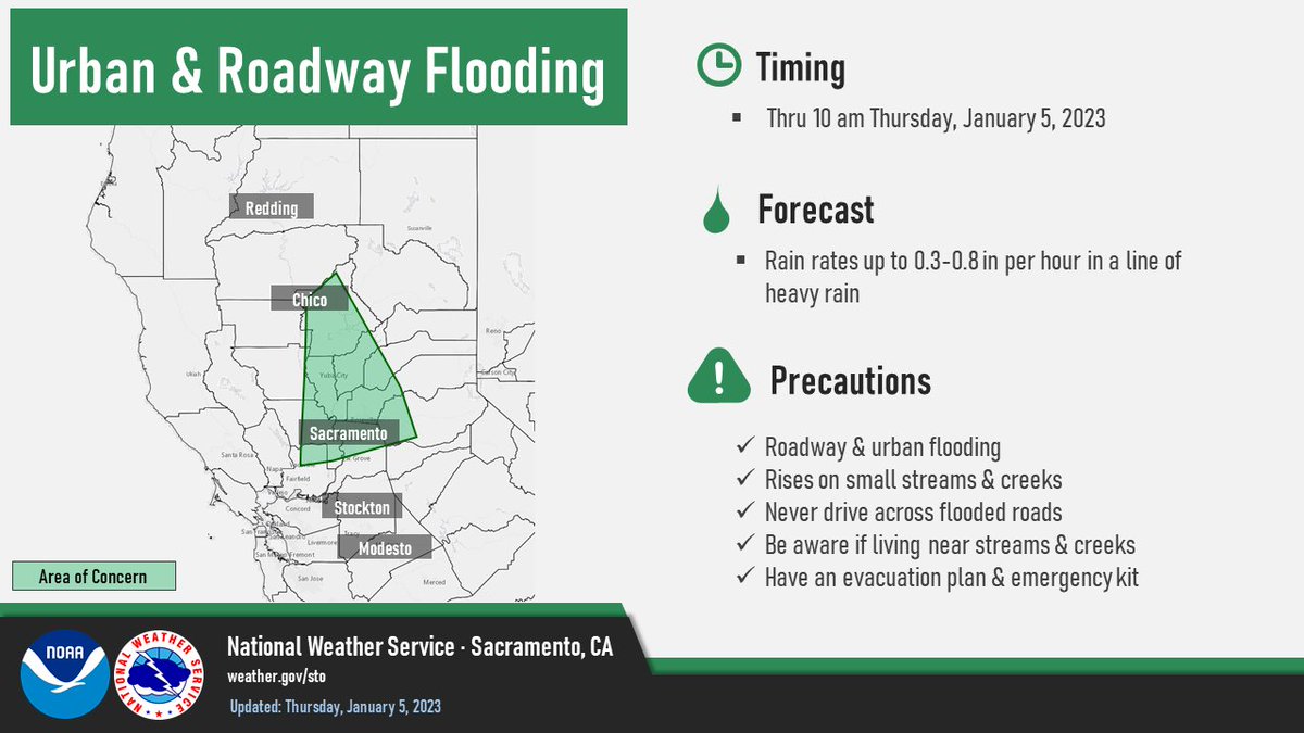 California EPA on Twitter "RT NWSSacramento The Flood Advisory has