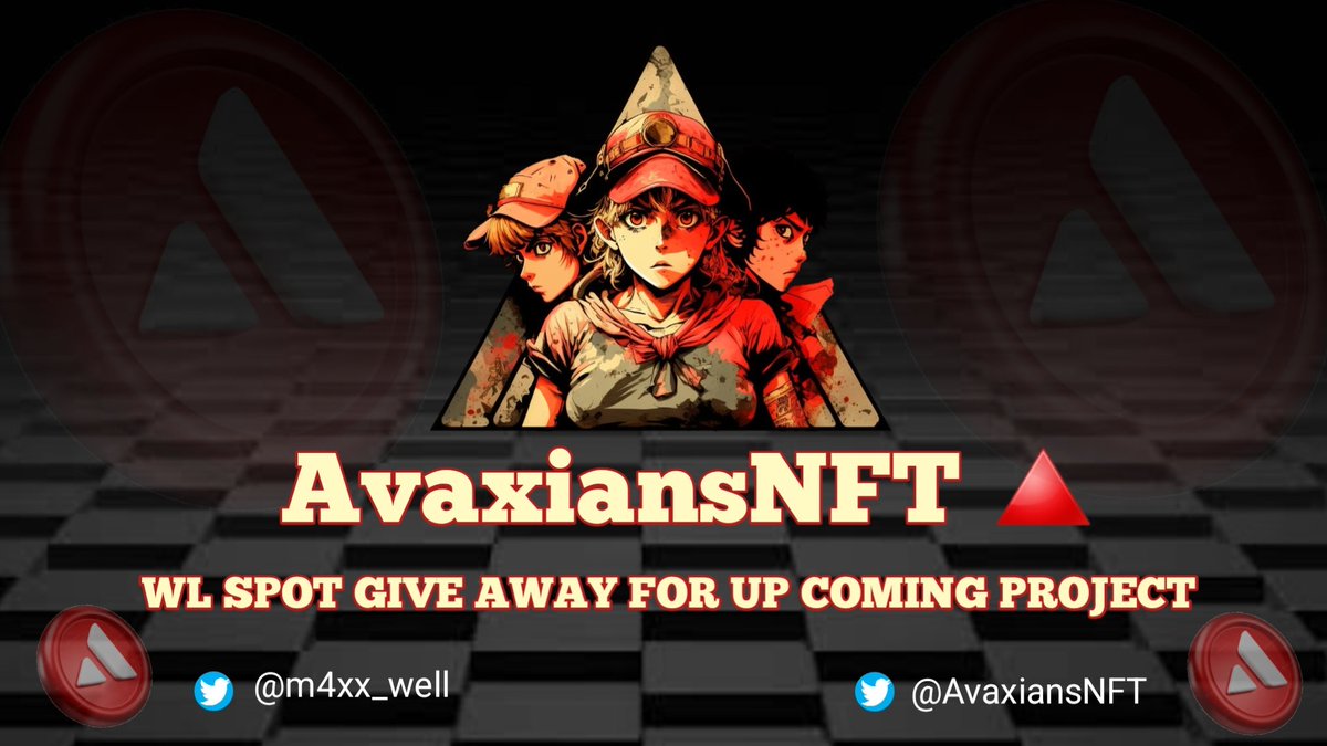 We have Colloborate with our 🔺familly , 
10 WL Freemint spot 🔥🔥🔥

To enter
👇👇👇

1️⃣ Follow  : 
<a href="/AvaxiansNFT/">The Avaxians 🔺️</a>
@m4xx_well 
@inggit_1992

2️⃣ Like, RT and 
3️⃣ Tag 3 friend 

⏳️48 Hours 

#AVAX #AvaxNftRush  #NFTGiveaway #FreeMint
