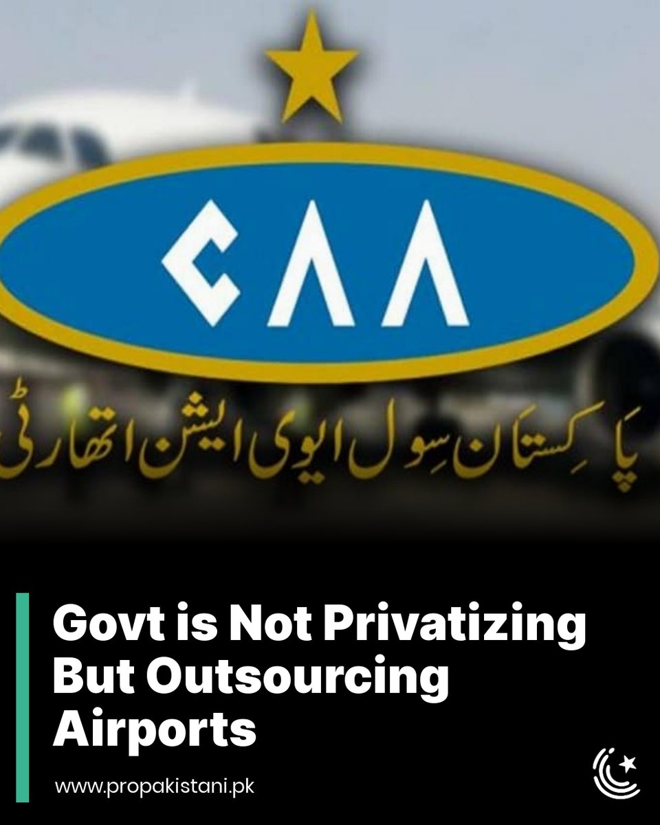 ProPakistaniPK's tweet image. Read More: propakistani.pk/2023/01/05/gov…

Airports are not being privatized.

#PCAA #CAA