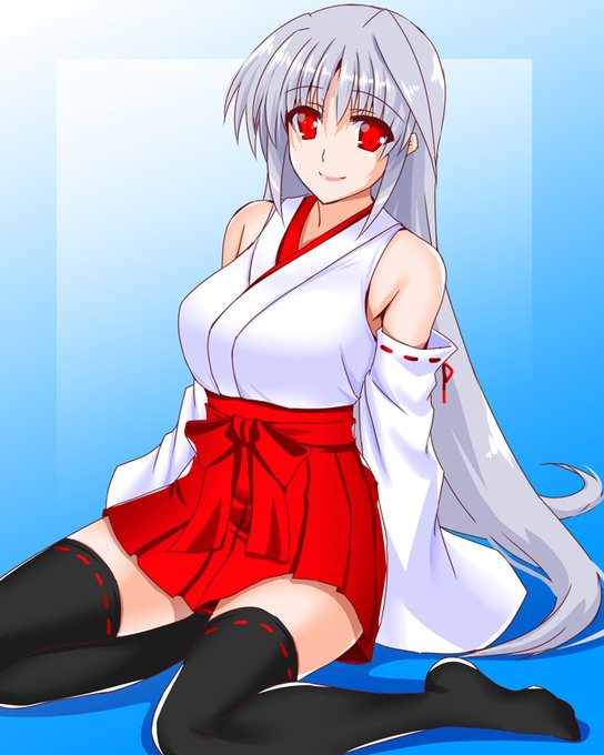 巫女ミニスカニーソアインス～
大吉ください^^ 