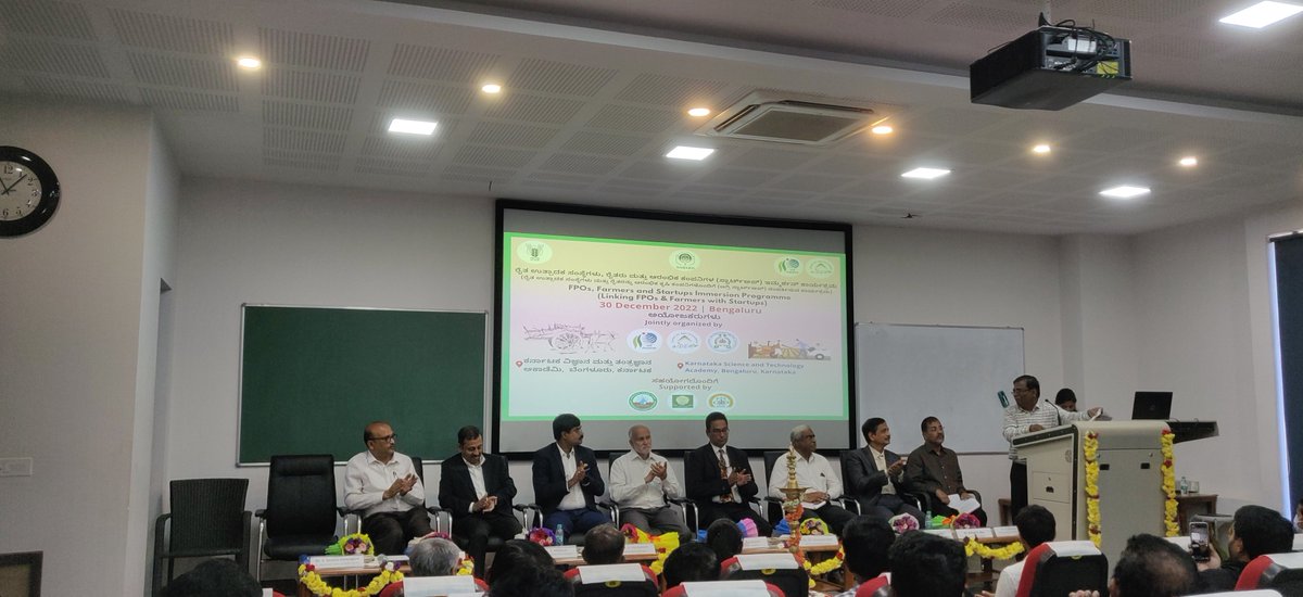 SkillGati's tweet photo. We recently participated in the "FPOs/FPCs, Farmers, Startups Immersion Programme" organized by  @aIDEA_NAARM  in Bangalore. https://t.co/o5LfNSC7pk