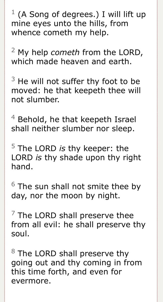 Psalm 121:1-8 this is for you today 👇🏼