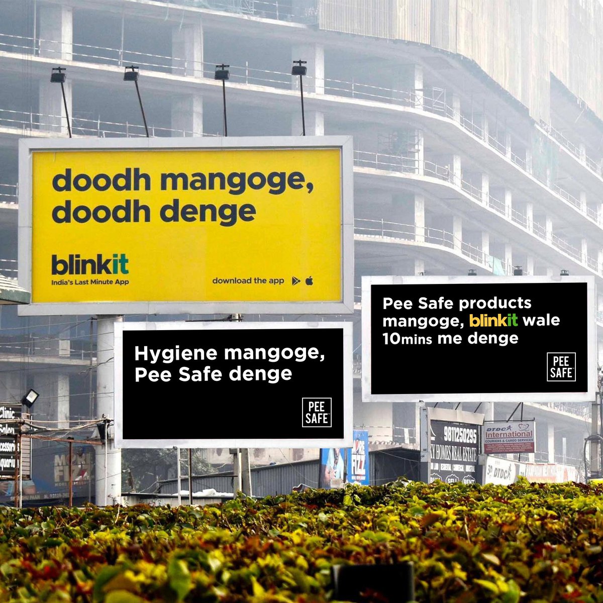 PeeSafe's tweet photo. Pee Safe - One-Stop Solution for All Your Hygiene Needs

Batao, Bhijwa Dein ;) ?

@letsblinkit #PeeSafe #BeSafeWithPeeSafe #PeeSafeIndia #momentmarketing #topicalspot #Blinkit #hygiene https://t.co/XuqiU33Lu7