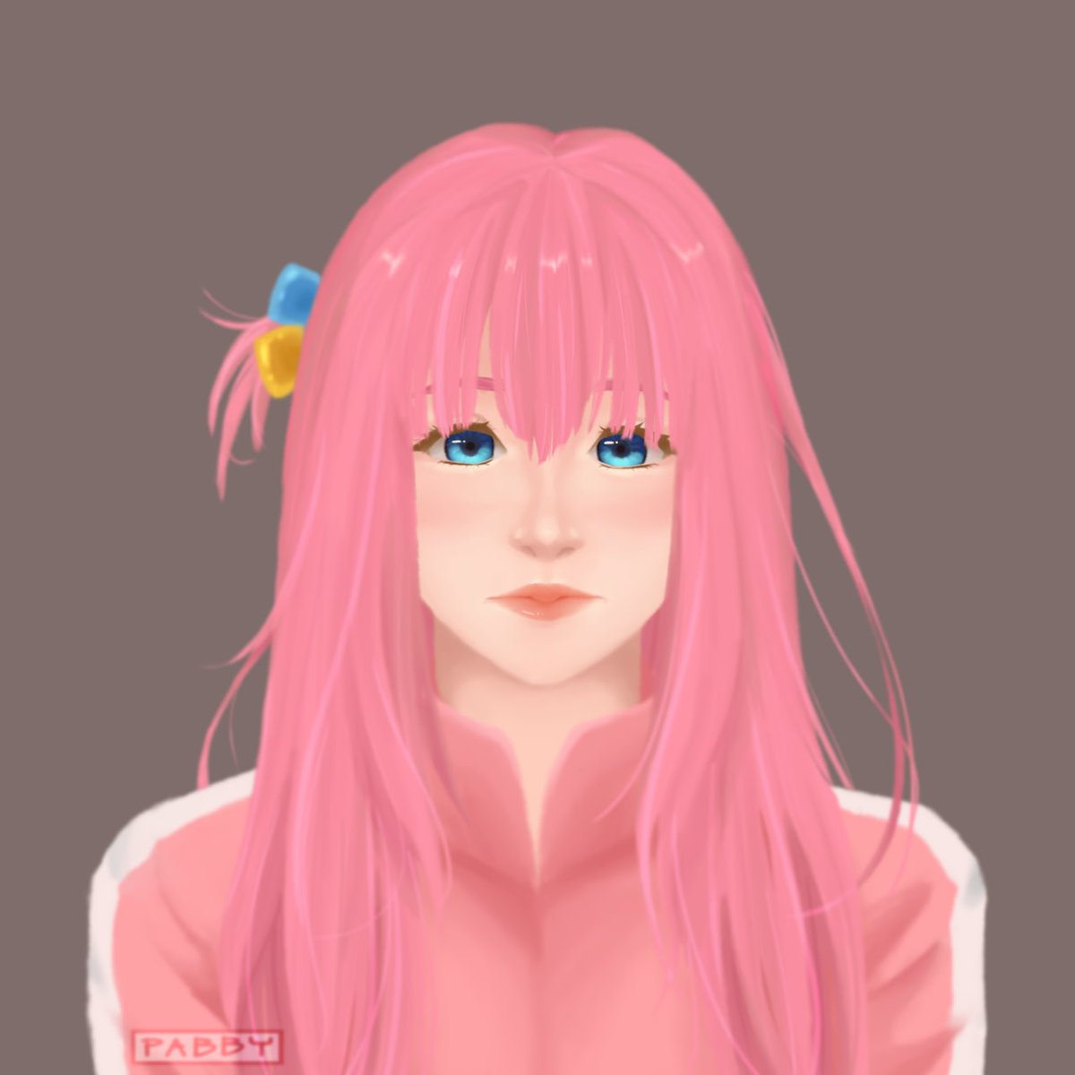 Pabby_art's tweet photo. Hello guys, I have returned🧎
And i am back with a bocchi fanart💟
#BocchiTheRock #Bocchi #kessokuband
#fanart #digitalart #anime #pink https://t.co/jrZteSSzfa