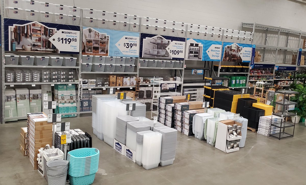 LOWE'S of Severn Maryland has what you need to Maximize Your Storage!