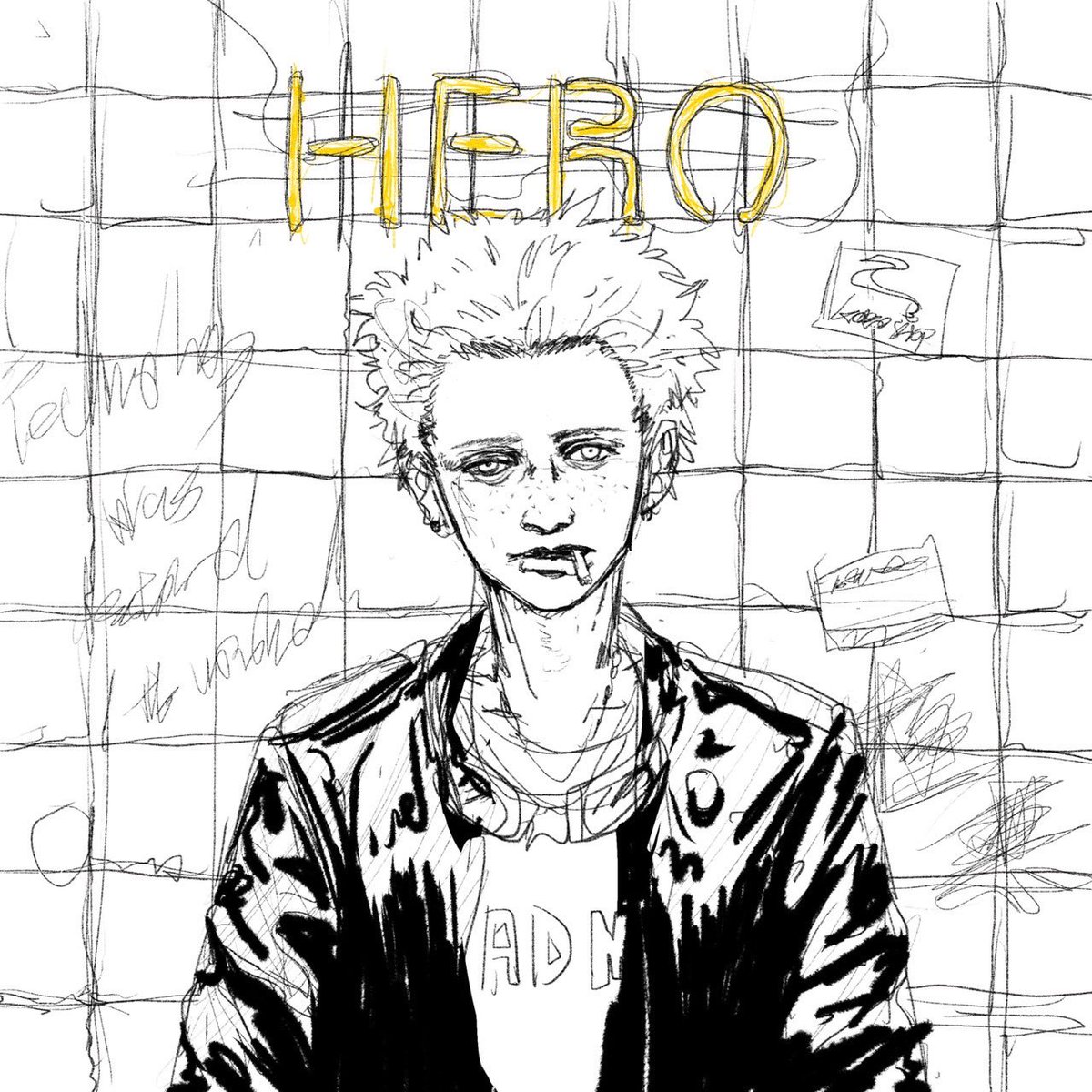 johann48_illust's tweet photo. 2ピースロックバンドRiL(@ril_band_ )
先行リリース "NEO TOKIO"のジャケ描かせていただきました！

クソイケてるチェックよろしくです🔥

#ril #jacketart #art #artwork  #rock https://t.co/qVe4vaNSYm