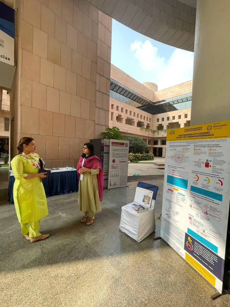 Janaagraha (@janaagraha1) on Twitter photo .<a href="/vrvachana/">V R Vachana</a>, Manager - Advocacy & Mythreyi Mugundan, Senior Associate-Advocacy at <a href="/Janaagraha1/">Janaagraha</a> presented the research poster “Empowering city leaders for better urban governance” at the #PublicPolicyDialogues organised by <a href="/BIPP_ISB/">Bharti Institute of Public Policy</a>
#CityLeaders #UrbanGovernance #CitySystems .<a href="/vrvachana/">V R Vachana</a>, Manager - Advocacy & Mythreyi Mugundan, Senior Associate-Advocacy at <a href="/Janaagraha1/">Janaagraha</a> presented the research poster “Empowering city leaders for better urban governance” at the #PublicPolicyDialogues organised by <a href="/BIPP_ISB/">Bharti Institute of Public Policy</a>
#CityLeaders #UrbanGovernance #CitySystems