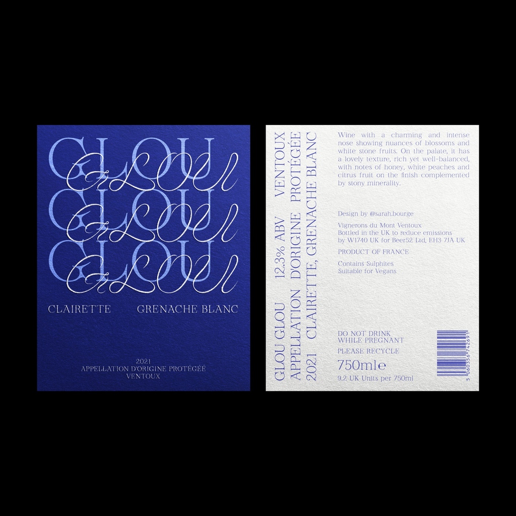 GLOU GLOU WINE LABEL DESIGN 🍷⁠
⁠
#fontinuse
Astrance by @mathilde_quentin_ @typedepartment ⁠
Genie by @hellofable ⁠
⁠
Client: @wine52hq⁠
Art direction + photography: <a href="/sarah/">Sarah</a>.bourge ⁠
⁠
type-department.com⁠
⁠
#typedepartment #graphicdesign #branding #visualidentity