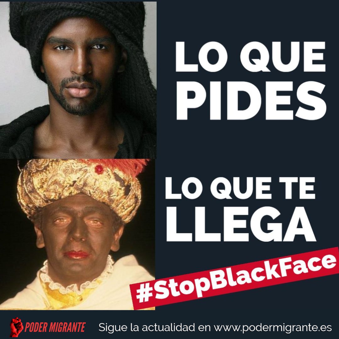 EDUCHE1's tweet image. Así de sencillo... 🤦‍♂️

¡COMPARTE EN TUS REDES!📣

SIGUE LA ACTUALIDAD en #PoderMigrante
podermigrante.es/redes

#PoderMigrante #BlackFace #Reyes #StopBlackFace #StopBlackFaceinSpain #Alcoi #Alcoy #ReyesMagos #Cabalgata #Cabalgata2023