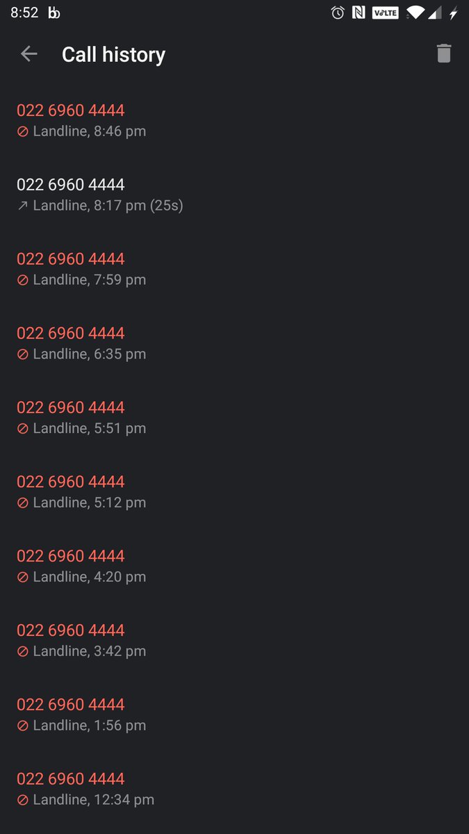 Srishtig's tweet photo. Made the mistake of tking a quotation from Porter packers and movers on the website. Aftr whch have received a call every hour from the start of the work day till the end.Whn the number's called back, no response on any call option. Harassment much?@porter_trucks @anshulgoyal81 https://t.co/IG1nGkWnG5