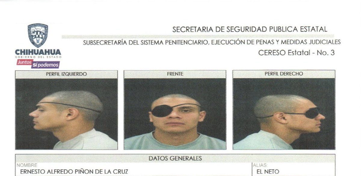 siete_letras's tweet photo. Abaten al “Neto”, líder de los Mexicles que se fugó junto con otros reos del Cereso 3 de Chihuahua:

Tras una persecución en Ciudad Juárez, policías lo abatieron en su camioneta y así quedó el cabecilla de sicarios que participó en el motín del 1 de enero, donde mataron a 17. https://t.co/2SFsyBqAbS