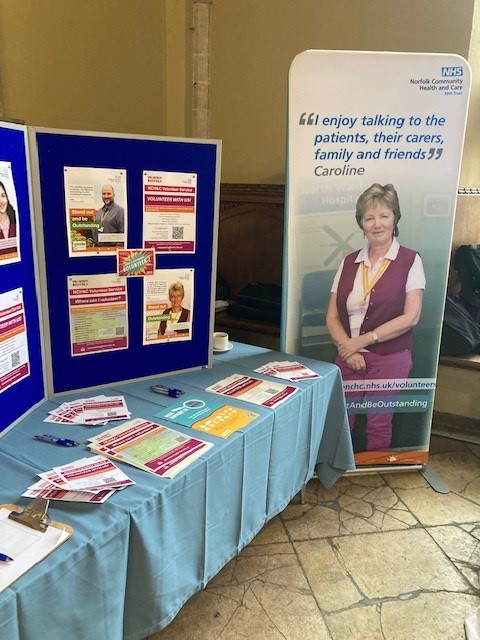 eec_vols's tweet photo. Interested in volunteering with NCHC? Come and meet us for an informal chat at King’s Lynn Corn Exchange on Monday 19th Jan from 11am – 7pm!! @NCHC_NHS @vol_norfolk https://t.co/R4SdLRGDQZ