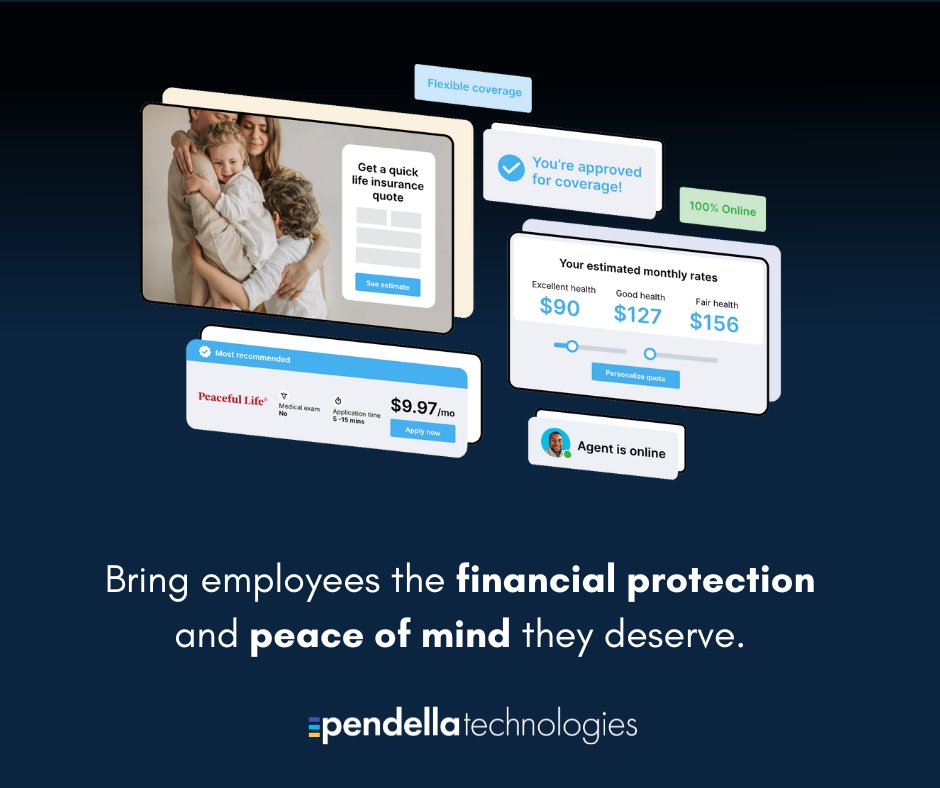 getpendella's tweet photo. Make a resolution to bring new benefits that support the overall well-being and security of employees and their families. Individual life insurance is a great option, and by partnering with Pendella, it's easy to bring this benefit to your clients.  https://t.co/JOab3zkE6i https://t.co/Pf5NthUSo7