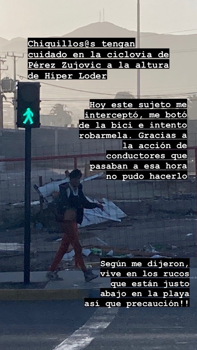 AntofaCleta's tweet photo. Intento de roba a ciclista en costanera #antofagasta. Delincuente sale huyendo.   https://t.co/YjxSvWMgPp @MTTAntofagasta @AntofagastaMuni @accionantofa @Bicivilizadas @Ranabike_cl @piratasdesierto https://t.co/CGTrPxcyLI