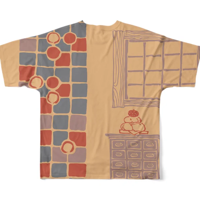 1月5日 妖怪みよけらの服けららと笑う赤いお化け。ひめくりおばけ 