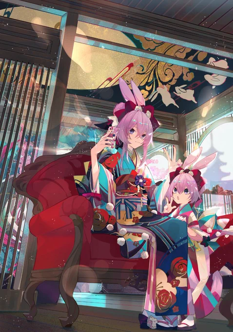 謹賀新年 #創作 #オリジナル 