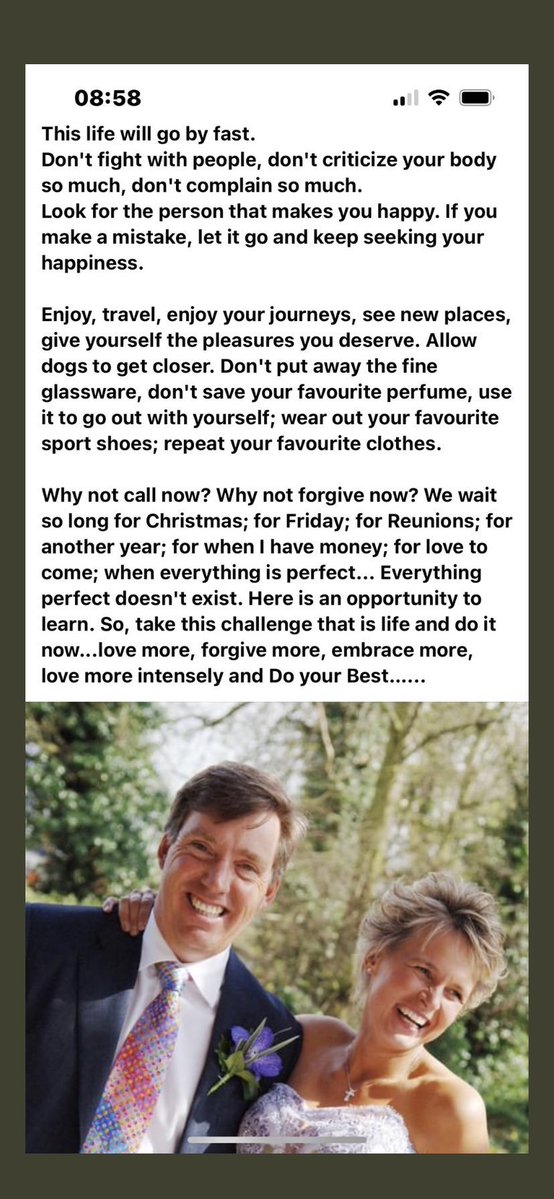 Barry Lane's wife Camilla has just posted this. What a beautiful tribute 👏

R.I.P. Barry Lane