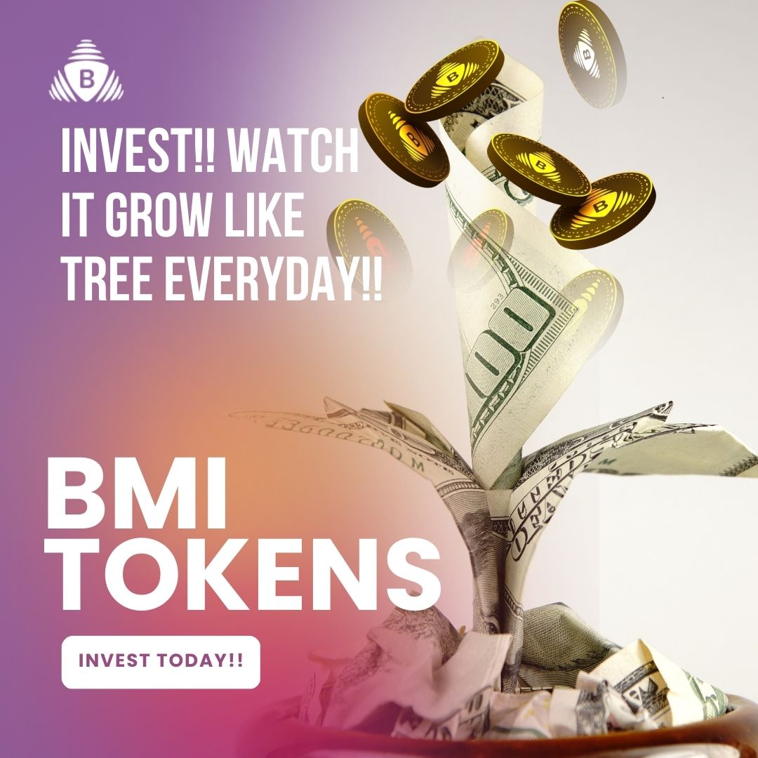 💥 BMI TOKENS OFFERS A DEAL WHICH IS UNBEATABLE

PRIVATE SALE IS ON! Don't waste time joining us! 

Visit @ bmitokens.com

#bmitokens #cryptocurrency #digitalcurrency #digitalcurrencytrader #cryptocoin #cryptotokens #privatesale #cryptoprivatesale