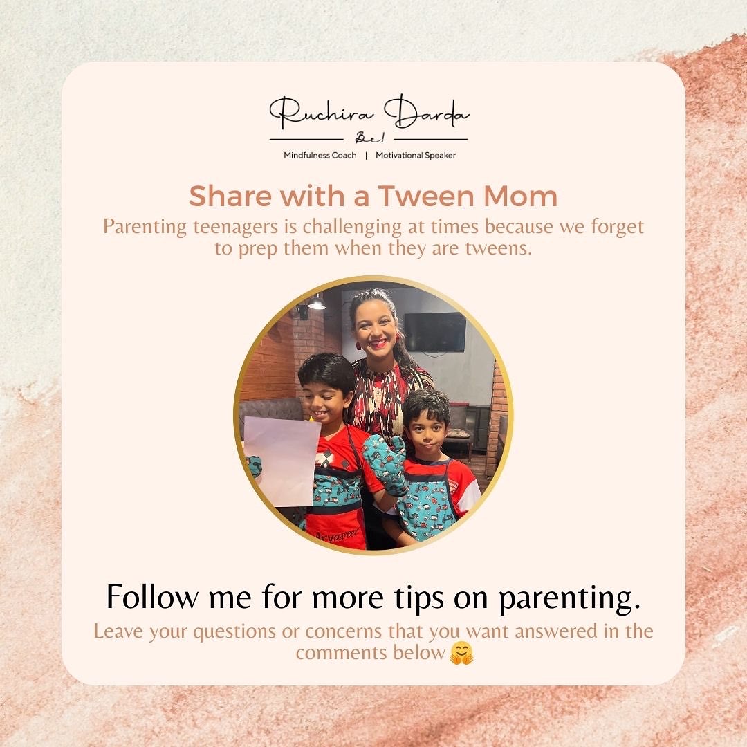 RuchiraDarda's tweet photo. However, with the right guidance and gentle parenting🍀, one can bring about positive developments in their early years as well!

Do you resonate with these 6 truths? Tell me in the comments below 👇🏻

#tween #tweenager #tweenagers #tbt #tbt❤️ #ᴛʙᴛ #positiveparenting https://t.co/9ZeBfQ3O6b