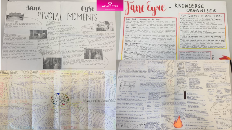 edengirlsslough's tweet photo. Year 10 and 11 pupils in English have created very thorough and detailed knowledge organisers to help them revise for their Literature text: Jane Eyre. #EnglishLiterature #KnowledgeOrganiser #Revision #JaneEyre #AmbitionToSucceed https://t.co/QM8RHQ9WiI