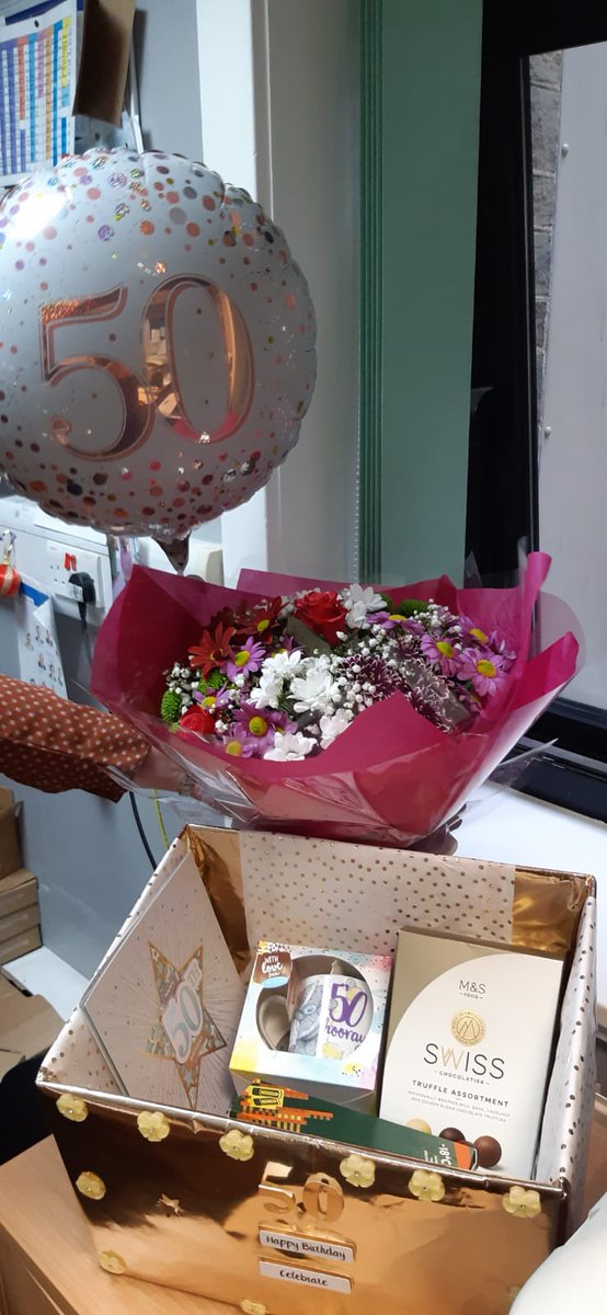Wishing a huge Happy Birthday (on Saturday) to Michelle - our wonderful pharmacy admin assistant. Michelle has been spoiled by the team today, and she thoroughly deserves it! #HappyBirthday #joyatwork