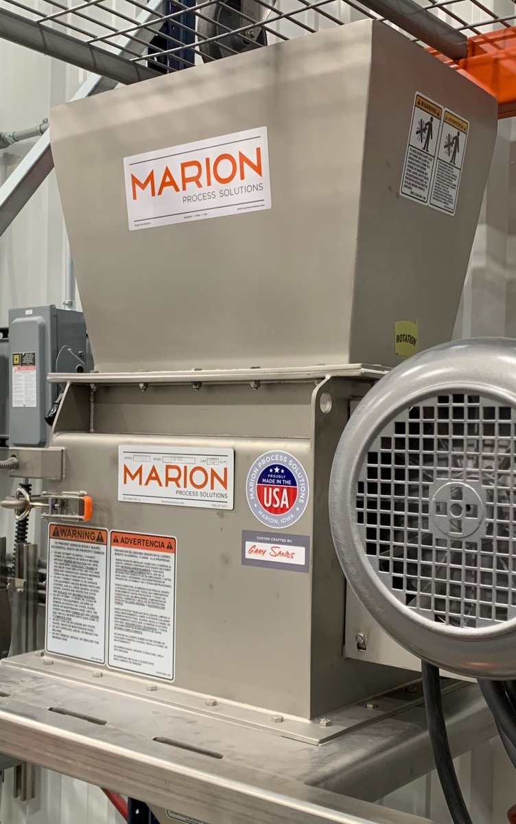 MarionProcess's tweet image. Our Lump Breaker mechanically de-agglomerates and de-lumps solids down to a maximum specific size for further processing, while reducing wear and tear of other equipment &amp;amp; improving  product quality! 
hubs.ly/Q01x1_yb0

#sizereduction #processingequipment #lumpbreaker