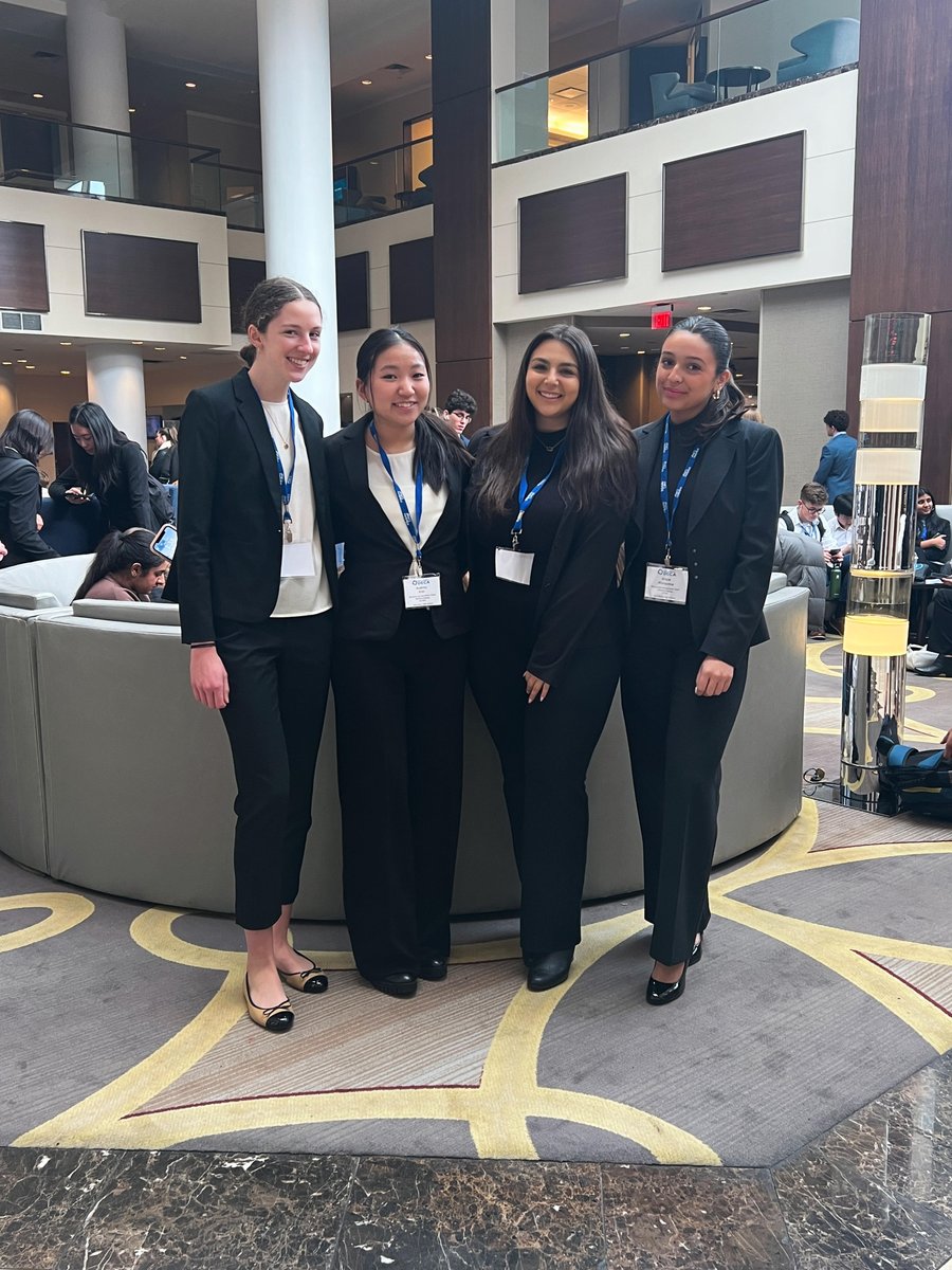 GlenRockMSHS's tweet photo. Members of the Glen Rock High School DECA club at the District competition at the Meadowlands Hilton  on January 4th.  Great job by all who participated! #rockgrnj @grpssupt https://t.co/hoV3fLlVwv