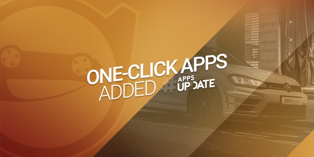 OBDeleven's tweet photo. Since our list of available One-Click Apps is continuously growing - let's take time to see what new was introduced in December! 👀
Find the newest One-Click Apps here - https://t.co/dZrtle35C7
#OBDeleven #OneClickApps https://t.co/schqTNASpu