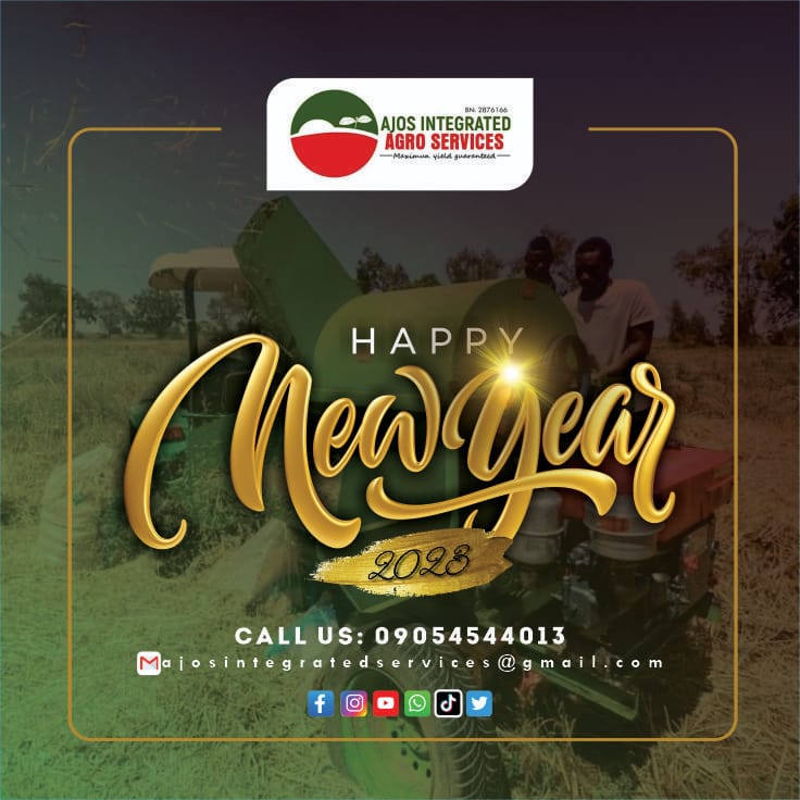 AjosServices's tweet photo. In this New Year 2023, we will strive to build and sustain a vibrant and optimal local Agricultural Machines in Nigeria and Africa. 

Let's work together to make it achievable. 

Thank you.

#happynewyear2023 #madeinnigeria #agro #agripreneur #farmersmarket #fabricator #machinery https://t.co/xEHXRrv0cH