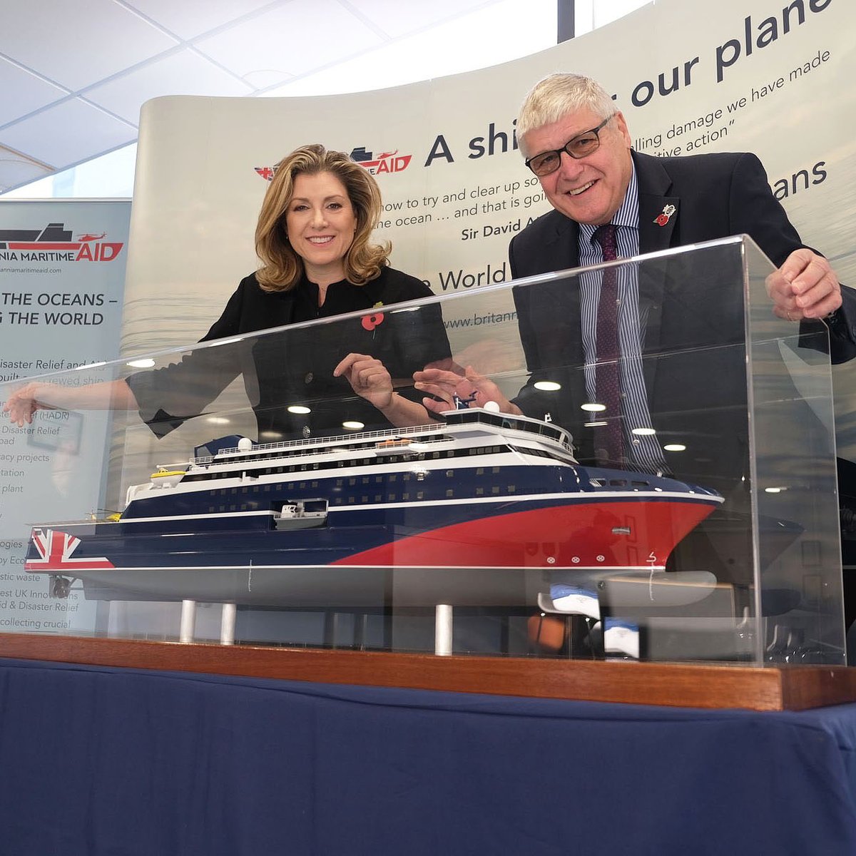 NavyLookout's tweet photo. Britannia Maritime Aid project alive and well - plan to build aid/disaster relief vessel in the UK without taxpayer funds. To be crowdfunded by donations and grants.

Via @PennyMordaunt @BritMaritimeAid 

https://t.co/htWqCzckMZ https://t.co/4t8HvfoVNG