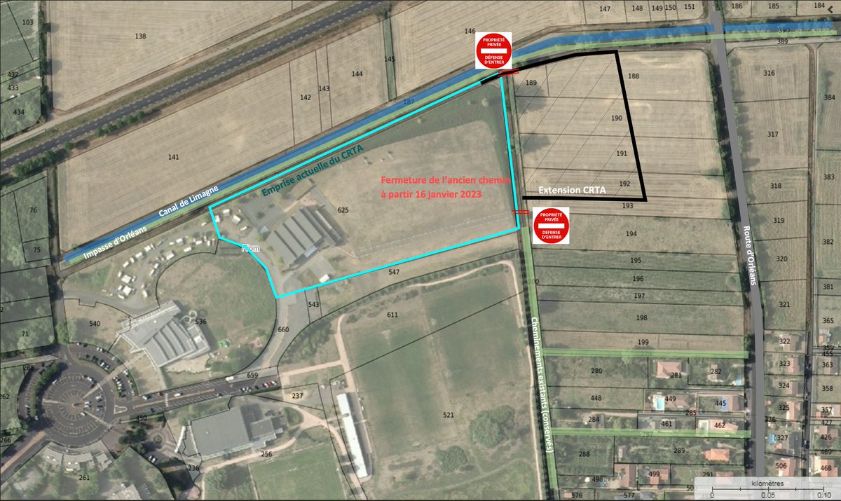 #Travaux | 🚧🏹 Dans le cadre du chantier d’extension du pas de tir extérieur du Centre régional de tir à l'arc (CRTA), qui débutera le 16 janvier, l'ancien chemin sera fermé pour une durée de 3 mois. Un nouveau tracé sera accessible à la fin des travaux.