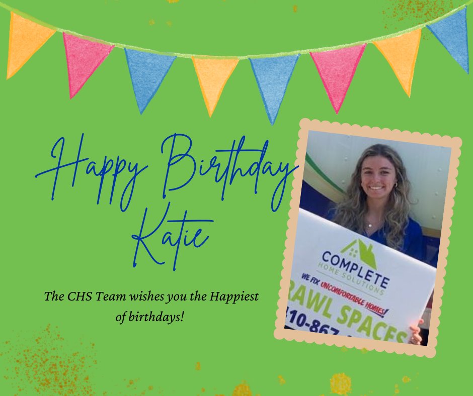 CHSolutions's tweet photo. Wishing a very Happy Birthday to our Operations Center Manager, Katie! Thank you for all you do.  We hope you have a great day and look forward to celebrating with you! https://t.co/kvtrpZpzHx