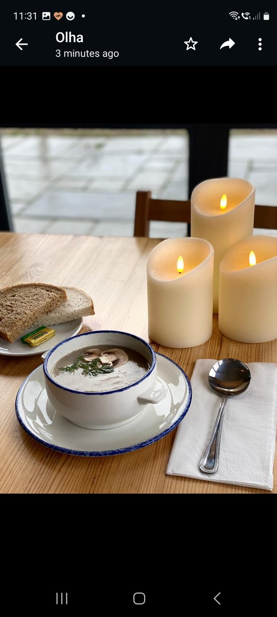 Home-made, hot fresh soup with bread &amp; butter available in our Winehouse café, served Wednesday to Saturday. Two different soups are available each day, tomato, mushroom, leek &amp; potato and vegetable, amongst others.

Why not add a toasted sandwich?

#soup #winterwarmer #homemade
