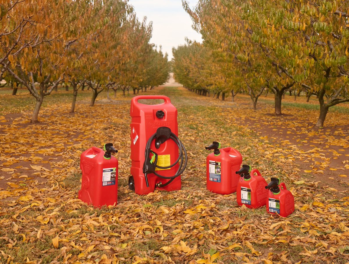 sceptercan's tweet photo. Getting with the trend, Scepter is thrilled to announce the 2023 Color of the Year..... RED!
 
It's bright, it shouts safety, it says Gasoline (and we mean literally right on the side and whole bunch of other legal stuff). If you are placing bets for next year, it's always Red. https://t.co/obm3LXr0Tt