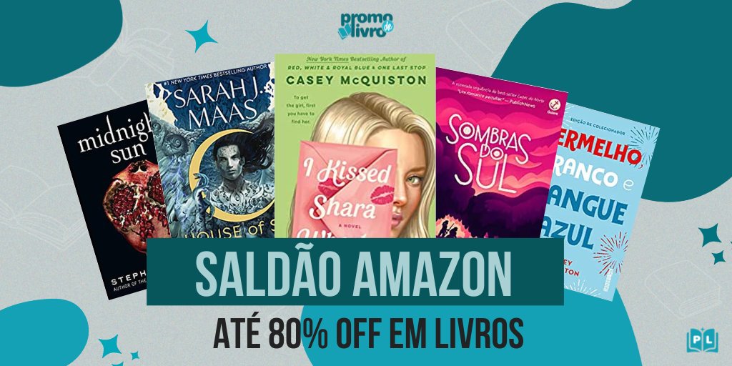 🚨 SALDÃO AMAZON

📚Até 80% OFF em Livros Importados e Nacionais: amzn.to/3VMjVCC

📚Leve 3, Pague 2 em Importados: amzn.to/3Gm2PFV

📚 Cupom de 20% OFF em Livros: amzn.to/3Gd3fhI

📚 Missões: Ganhe R$20 para gastar na Amazon: amzn.to/3CpCuWq