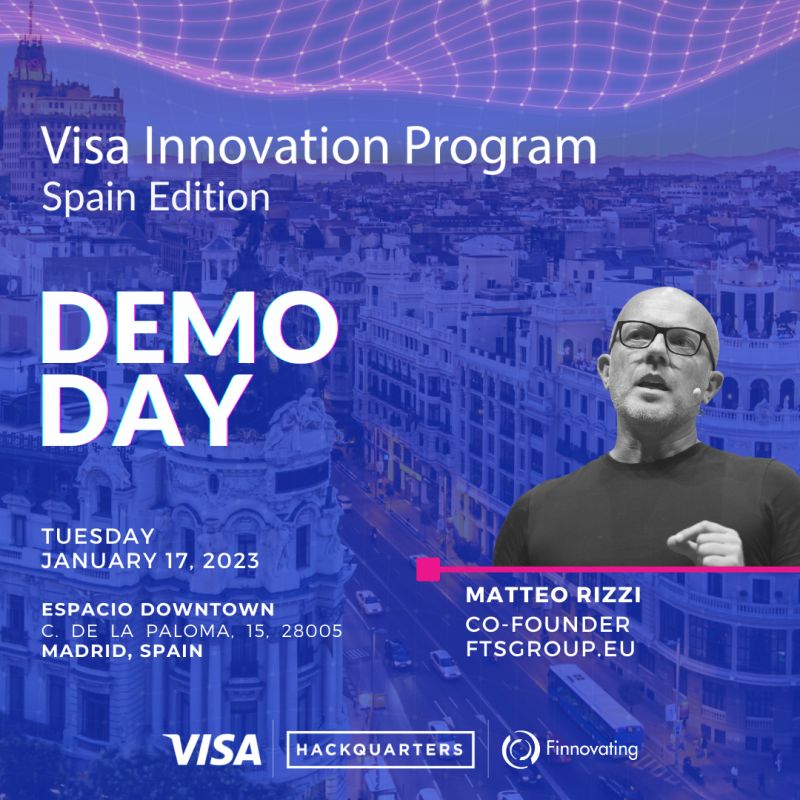 matteorizzi's tweet photo. Can't wait to meet with incredible entrepreneurs and projects for this Visa Innovation Program #DemoDay on the 17th!

contact hello@hackquarters.co for more info

#Visa #VisaInnovationProgramSpain #Hackquarters #Finnovating #Showcasing #DemoDay #VISADemoDays https://t.co/QJVvjU8cfA