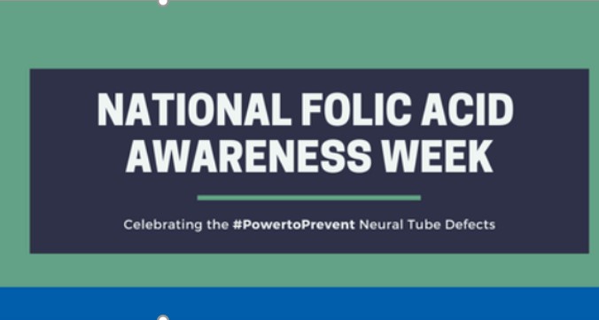HealthyStartSLC's tweet photo. Planning to become pregnant? CDC recommends getting 400 micrograms (mcg) of folic acid each day, which can help prevent major birth defects of a baby’s brain and spine. #FolicAcid #powertopreven https://t.co/QnO5mUNOg3